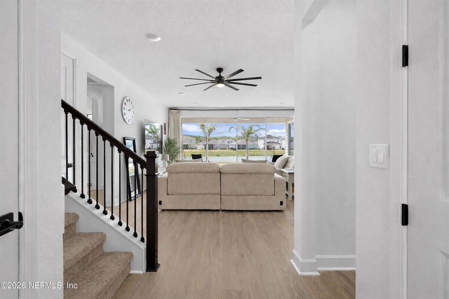 Furnished interior view inside a new home in TrailMark, St. Augustine (Image 9).