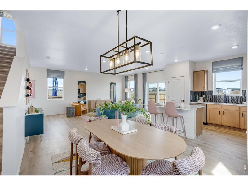Furnished interior view inside a new home in Prairie Song, Windsor (Image 32).