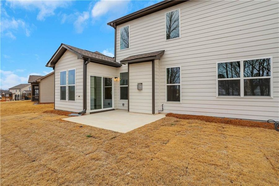 Exterior details and patio area of a home in , Loganville (Image 19).