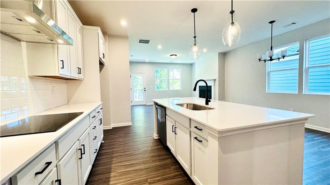 Furnished interior view inside a new home in Annsbury Park, Lilburn (Image 7).