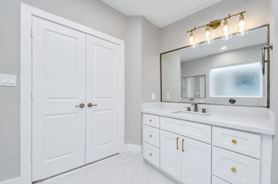 Furnished interior view inside a new home in , Houston (Image 10).