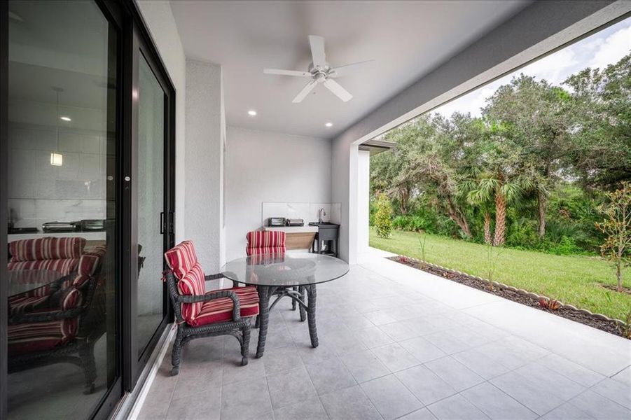 Exterior details and patio area of a home in , North Port (Image 38). Exterior details and patio area of a home in , North Port (Image 38).