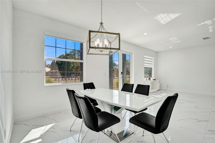 Furnished interior view inside a new home in , Loxahatchee (Image 16).