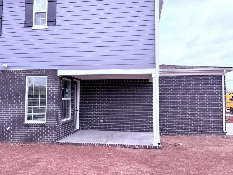 Exterior details and patio area of a home in Promenade at Clari Park, Murfreesboro (Image 19).