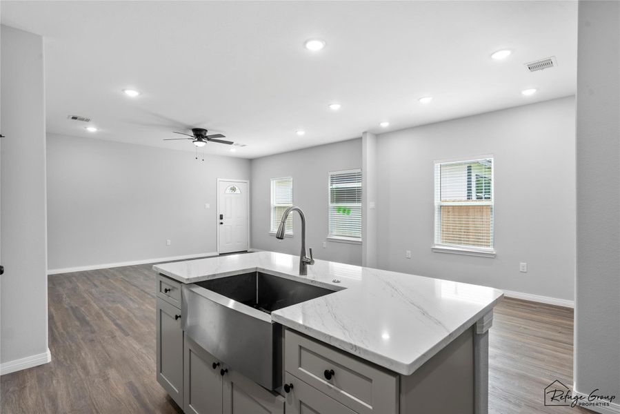 Furnished interior view inside a new home in , Houston (Image 4). Furnished interior view inside a new home in , Houston (Image 4).