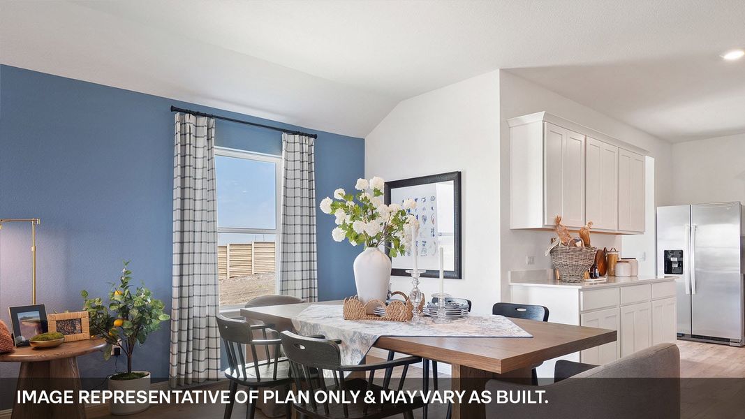 Furnished interior view inside a new home in Trails at Wildhorse, Austin (Image 22).