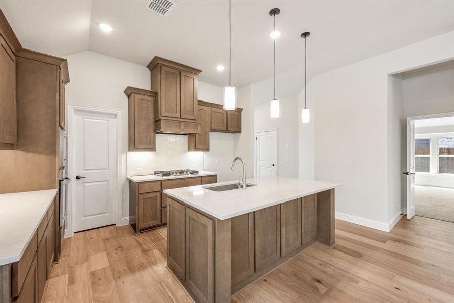 Furnished interior view inside a new home in Country Lakes Classic 50, Denton (Image 12).