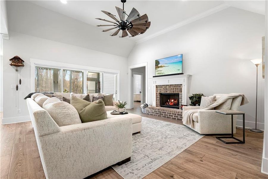 Furnished interior view inside a new home in , Monroe (Image 46).