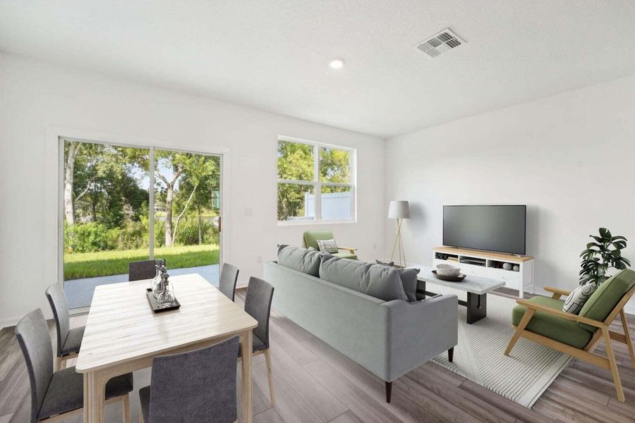 Furnished interior view inside a new home in Dawson Branch, Summerville (Image 4).