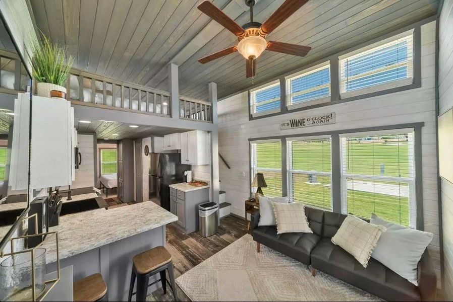 Furnished interior view inside a new home in , Fredericksburg (Image 9). Furnished interior view inside a new home in , Fredericksburg (Image 9).