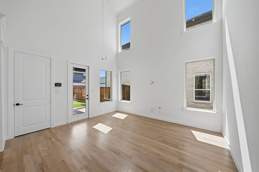 Spacious, unfurnished interior of a new home in Light Farms Brenham - 40' Lots, Celina (Image 23). Spacious, unfurnished interior of a new home in Light Farms Brenham - 40' Lots, Celina (Image 23).