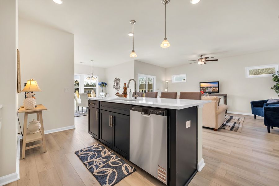 Representative furnished interior of a home built from the Courtney II by Great Southern Homes in Oak Hollow, Longs (Image 20).
