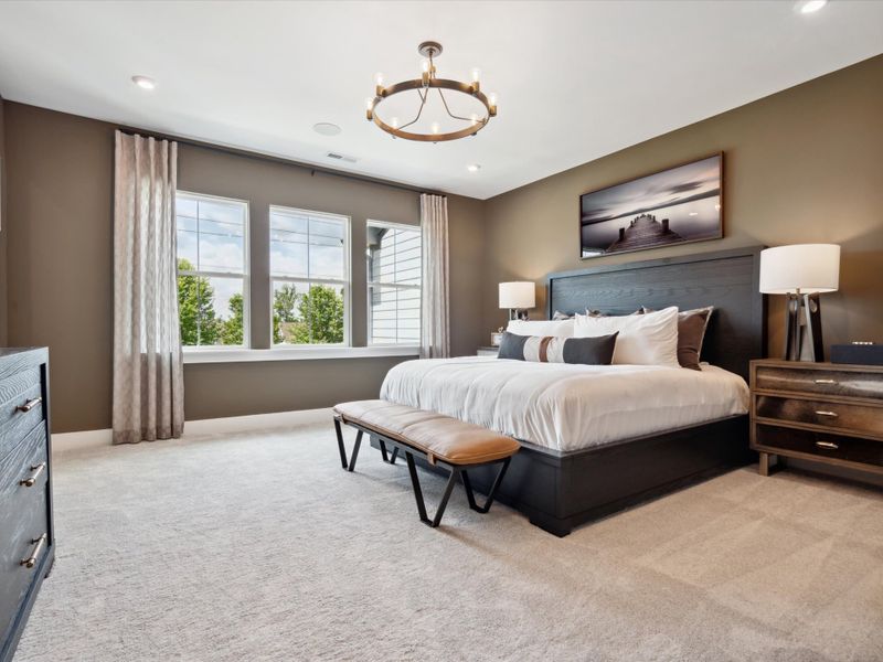 Furnished interior view inside a new home in Seven Oaks, Belmont (Image 15). Furnished interior view inside a new home in Seven Oaks, Belmont (Image 15).