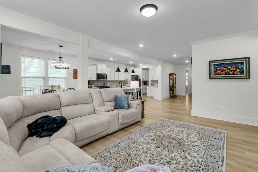 Furnished interior view inside a new home in Homecoming, Ravenel (Image 7).