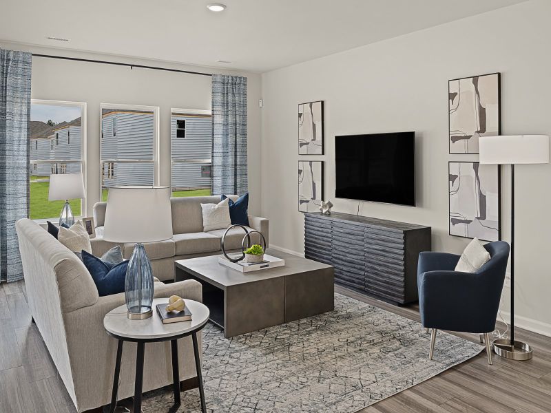 Furnished interior view inside a new home in Oakwood, Mebane (Image 8).