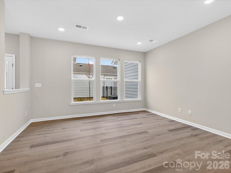 Spacious, unfurnished interior of a new home in North Creek Village, Huntersville (Image 27).