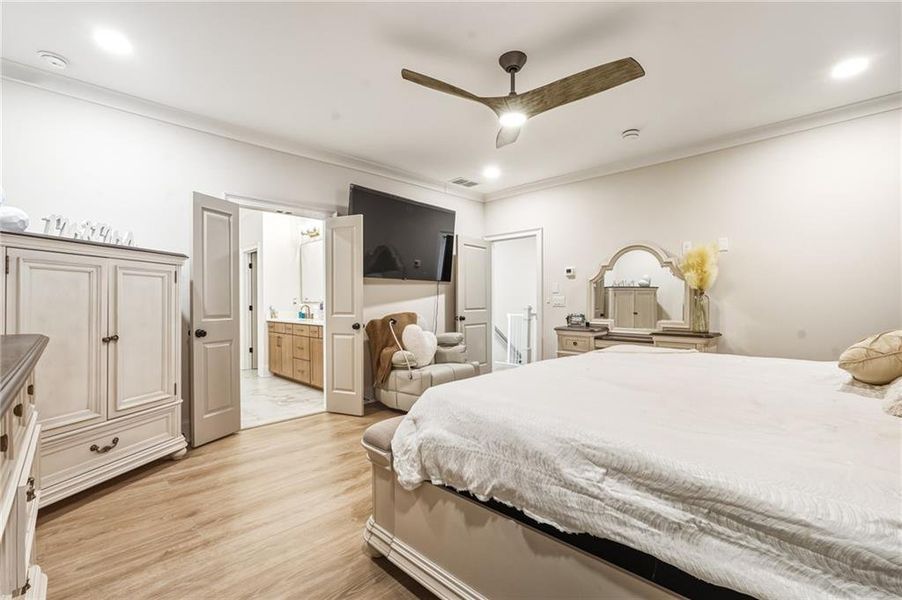 Furnished interior view inside a new home in , Marietta (Image 33).