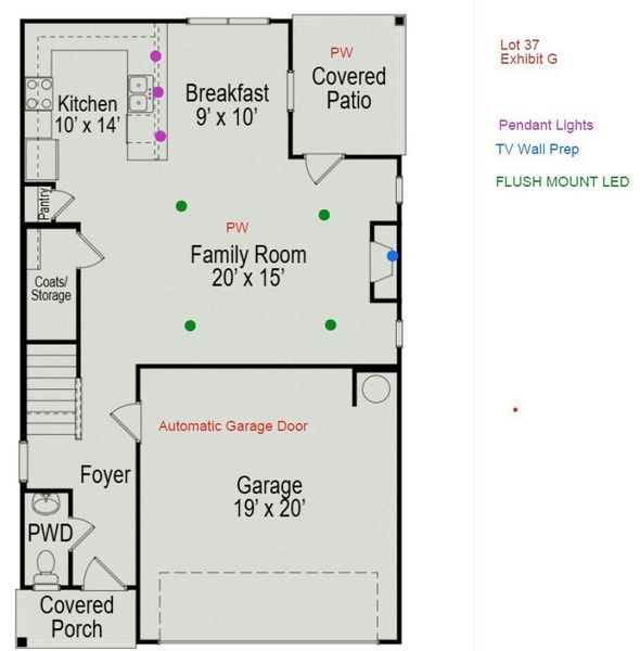 2D floor plan layout of this home in Winston Place, Gallatin, TN (Image 3).
