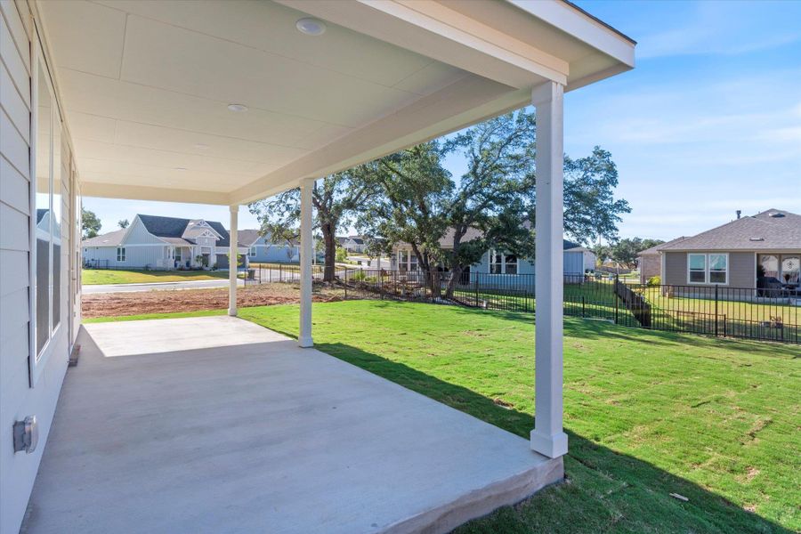 View of patio featuring a residential view