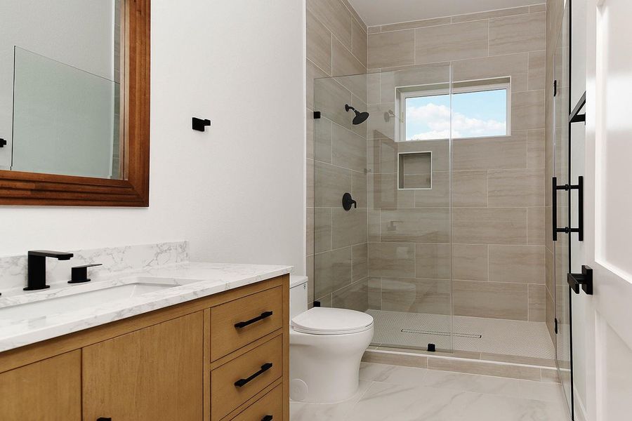 Furnished interior view inside a new home in , Conroe (Image 9).