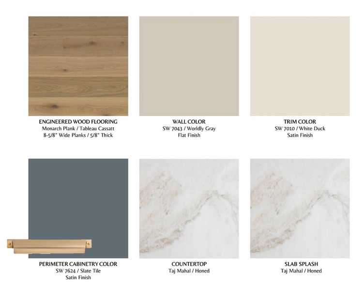 Kitchen Finish Selections Kitchen Finish Selections