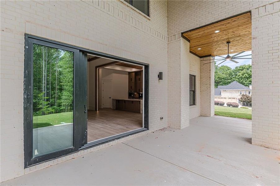 Exterior details and patio area of a home in , McDonough (Image 36).