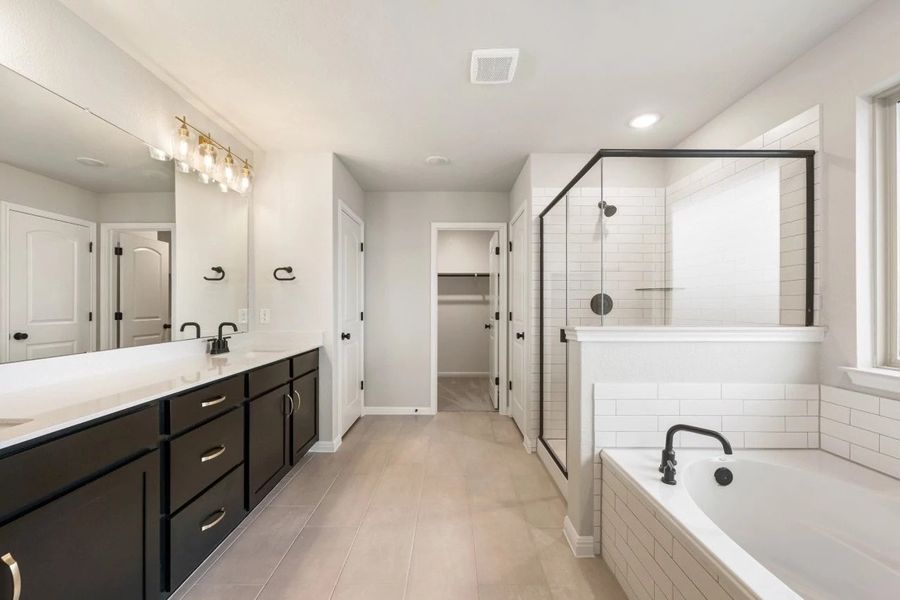 Furnished interior view inside a new home in Patterson Ranch, Georgetown (Image 13).