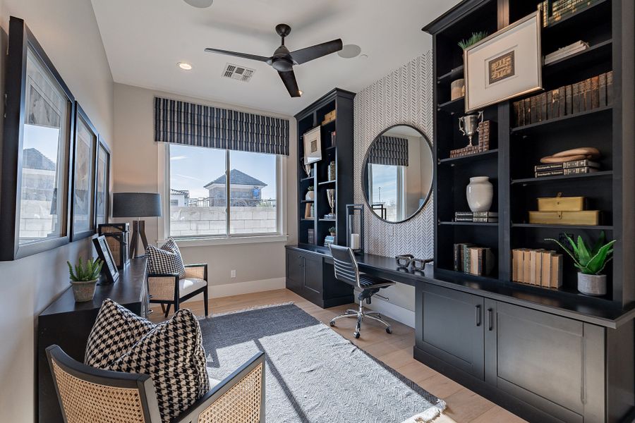Representative furnished interior of a home built from the Residence One by Capital West Homes in Atrium at Somerset, Gilbert (Image 9). Representative furnished interior of a home built from the Residence One by Capital West Homes in Atrium at Somerset, Gilbert (Image 9).