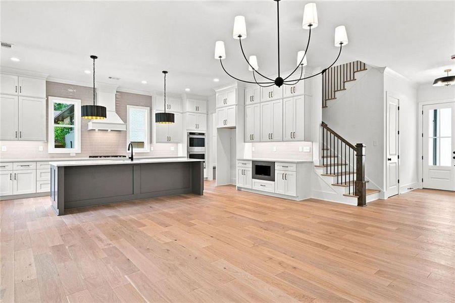 Furnished interior view inside a new home in , Marietta (Image 6).