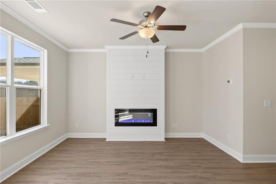 Spacious, unfurnished interior of a new home in Mulberry Summit, Flowery Branch (Image 15). Spacious, unfurnished interior of a new home in Mulberry Summit, Flowery Branch (Image 15).
