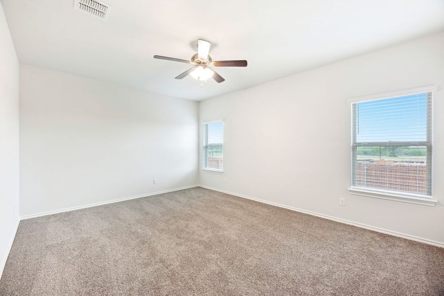 Representative exterior photo of a completed home built from the Radcliffe II by Impression Homes in Stone Eagle, Azle, TX (Image 14).