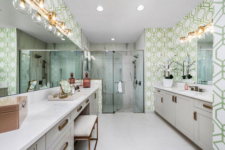 Representative furnished interior of a home built from the Bonaire by GL Homes in Valencia Harbor (55+), Fort Myers (Image 8).