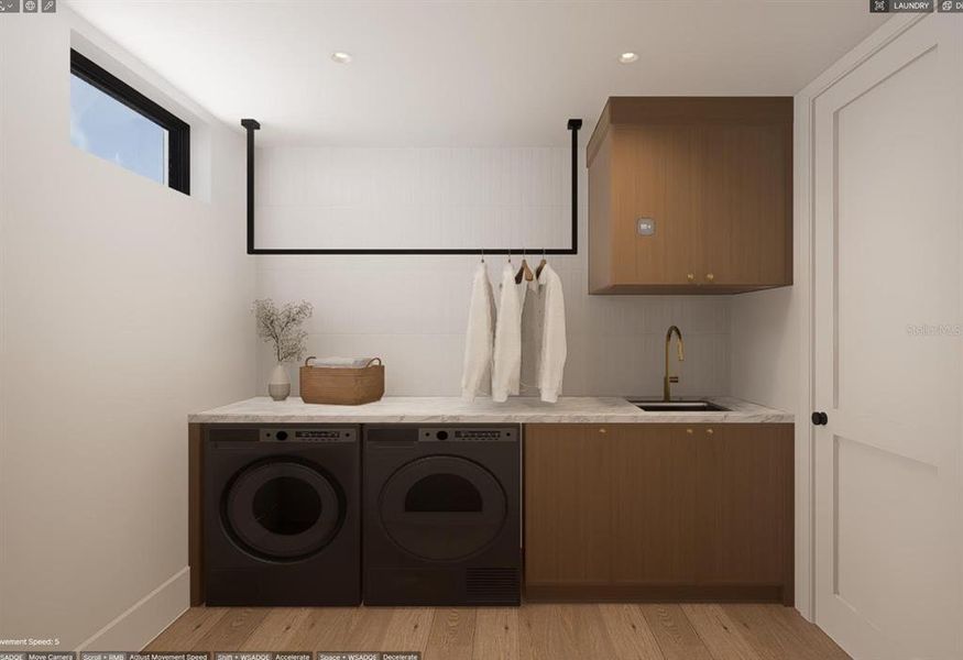 Furnished interior view inside a new home in , Orlando (Image 8).