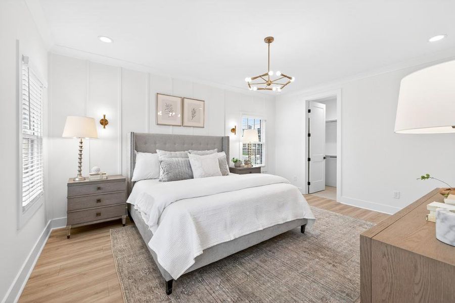 Furnished interior view inside a new home in Skyview On Broad, Sugar Hill (Image 35). Furnished interior view inside a new home in Skyview On Broad, Sugar Hill (Image 35).