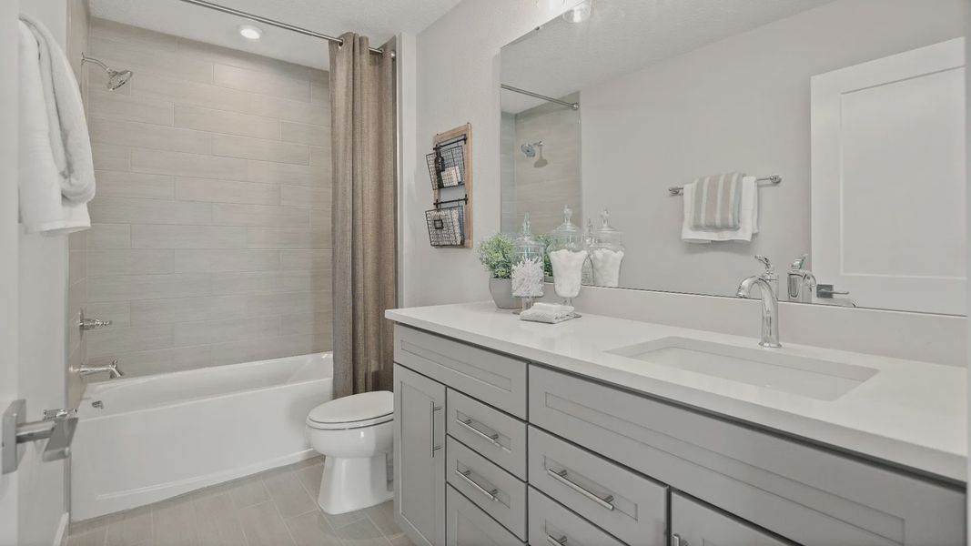 Furnished interior view inside a new home in Liberty Trace, Haines City (Image 38).