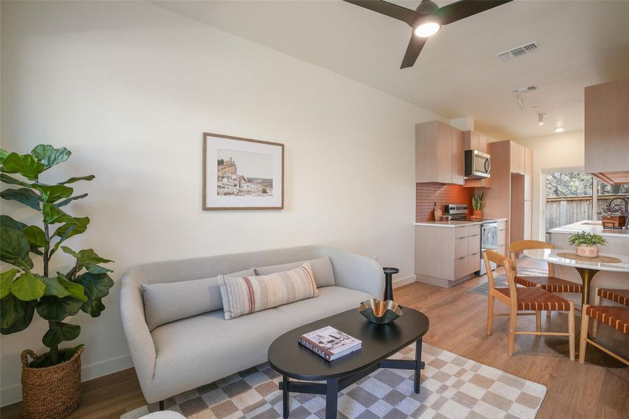 Furnished interior view inside a new home in , Austin (Image 6).