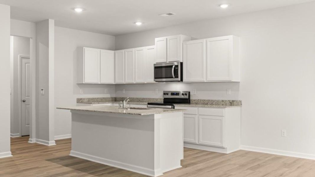 Furnished interior view inside a new home in Oconee Overlook Townhomes, Gainesville (Image 6).