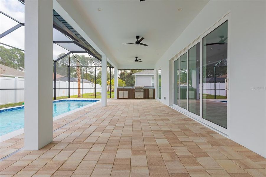 Exterior details and patio area of a home in , Palm Coast (Image 33). Exterior details and patio area of a home in , Palm Coast (Image 33).