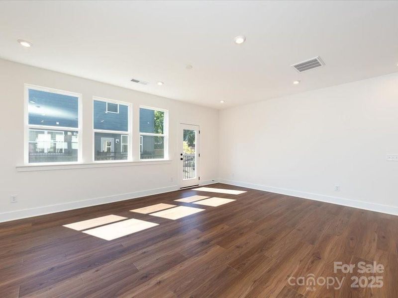 Great Room Bathed in Natural Light