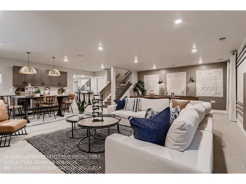 Furnished interior view inside a new home in , Broomfield (Image 29).