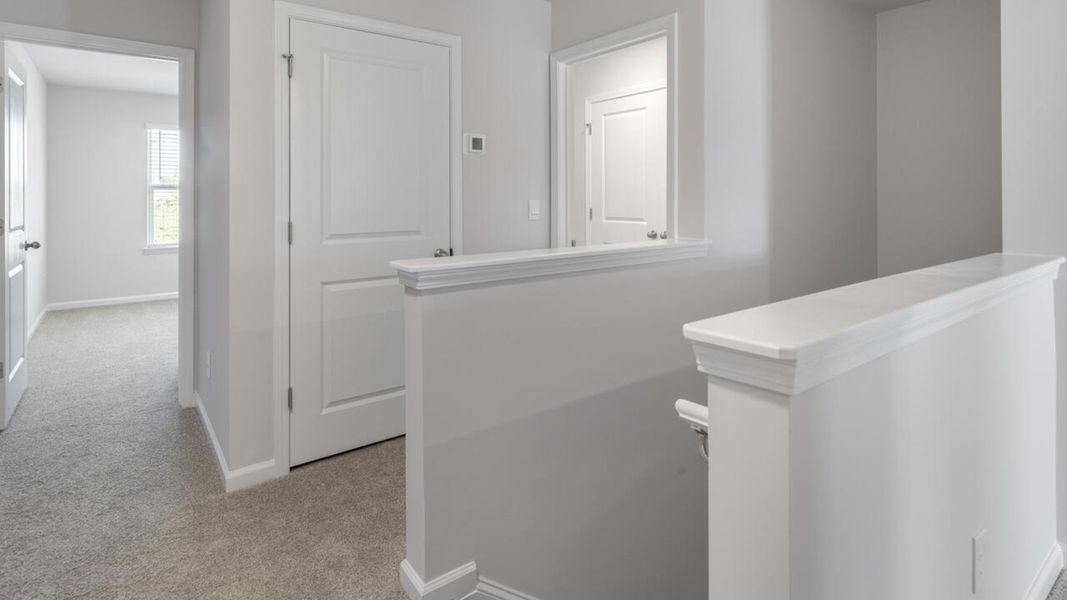 Spacious, unfurnished interior of a new home in The Landing at Sidbury Station, Castle Hayne (Image 23). Spacious, unfurnished interior of a new home in The Landing at Sidbury Station, Castle Hayne (Image 23).