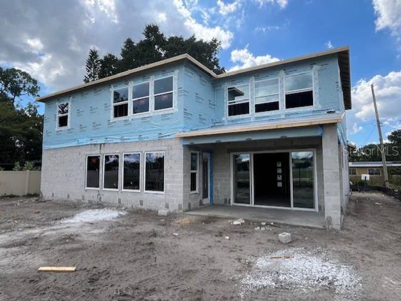 In-progress construction of a new home in , Orlando, FL (Image 8).