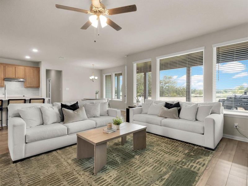 Furnished interior view inside a new home in Regent Park, Springtown (Image 6).