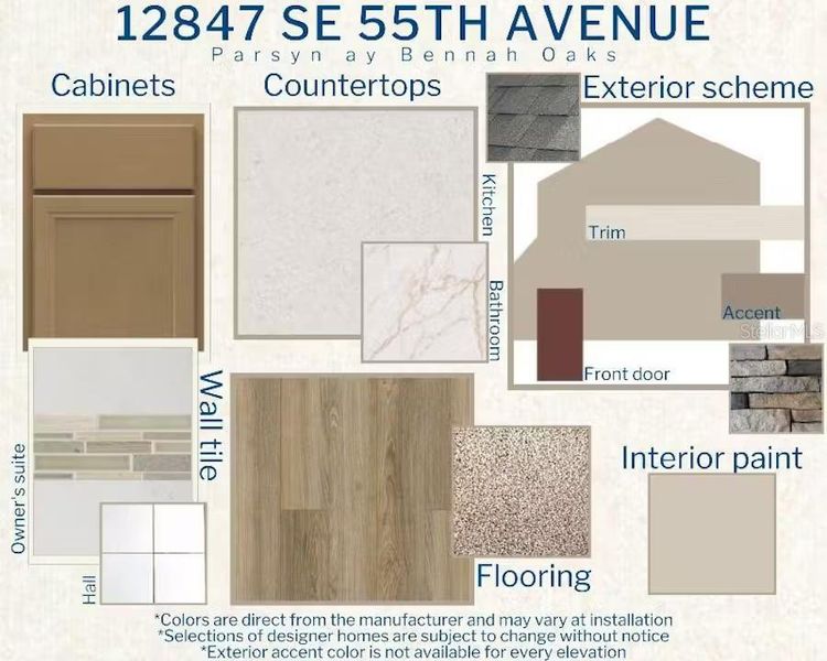 Sample of building materials used in homes in Bennah Oaks, Belleview (Image 16). Sample of building materials used in homes in Bennah Oaks, Belleview (Image 16).