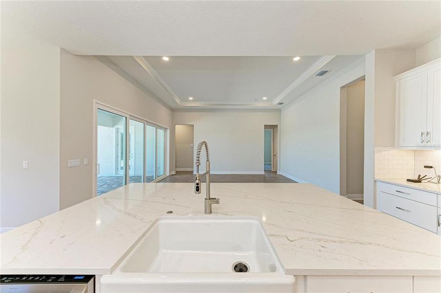 Furnished interior view inside a new home in EVERLY at Wellen Park, Venice (Image 9).