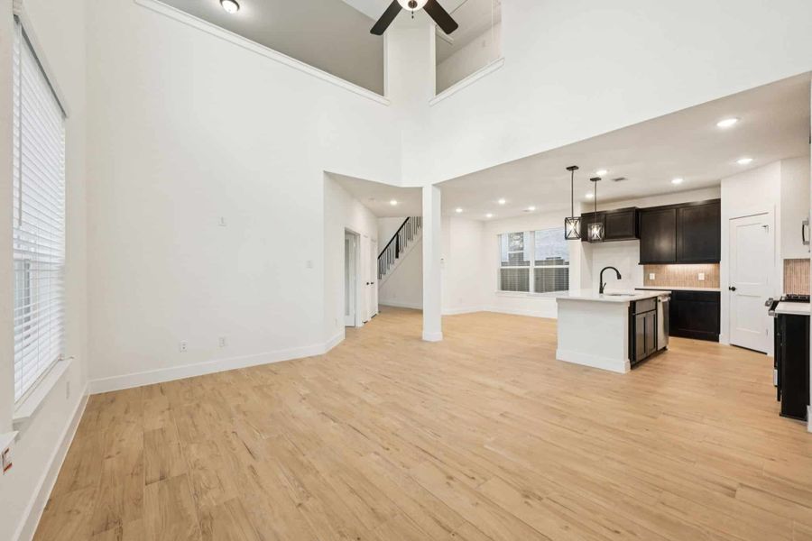 Spacious, unfurnished interior of a new home in The Woodlands Hills, Willis (Image 32).