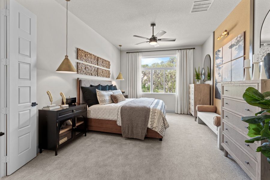 Furnished interior view inside a new home in Prominence, San Antonio (Image 6).