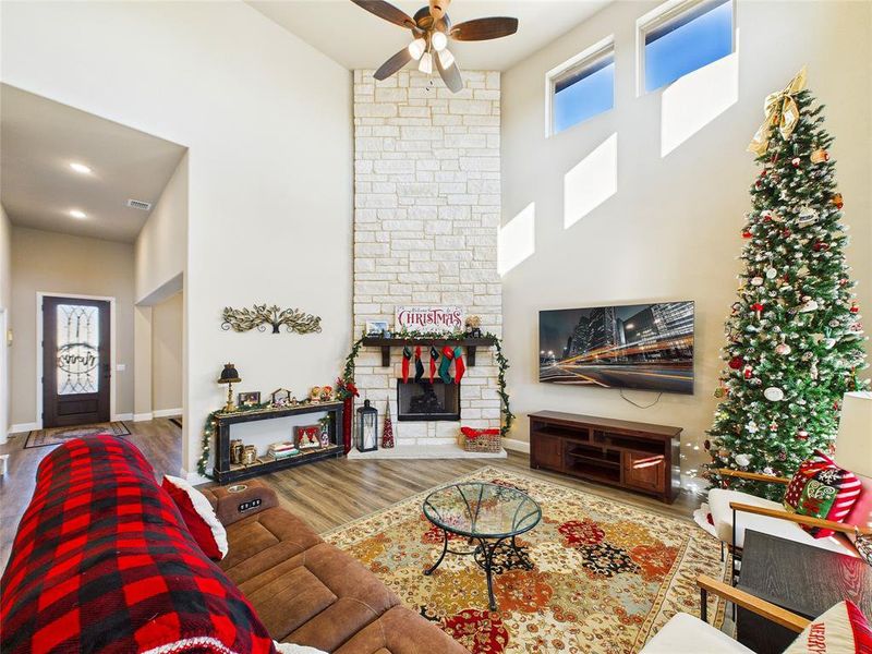 Furnished interior view inside a new home in , Ponder (Image 38).