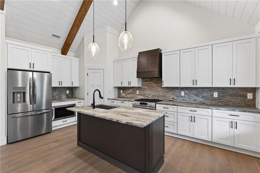 Furnished interior view inside a new home in , Ellijay (Image 11).