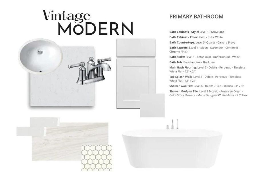 Sample of building materials used in homes in The Highlands - 65', Porter (Image 5).